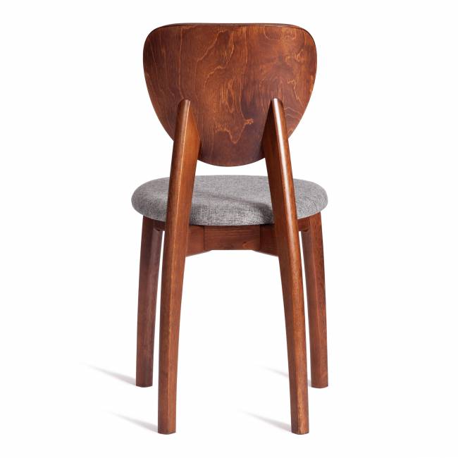 Стул DIAMANTE мягкое сидение / 1 шт. в упаковке бук, 42x42x85см, коричневый, ткань wool dimgrey, серый коричневый бук