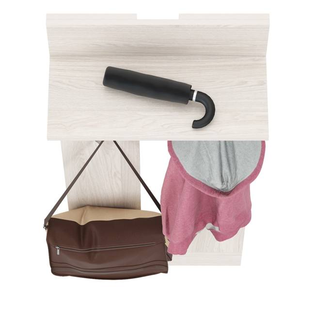 Вешалка Ника 15.08 цвет ясень анкор светлый