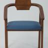 Стул-кресло Челси ПМ орех синий Стул-кресло Челси ПМ орех синий