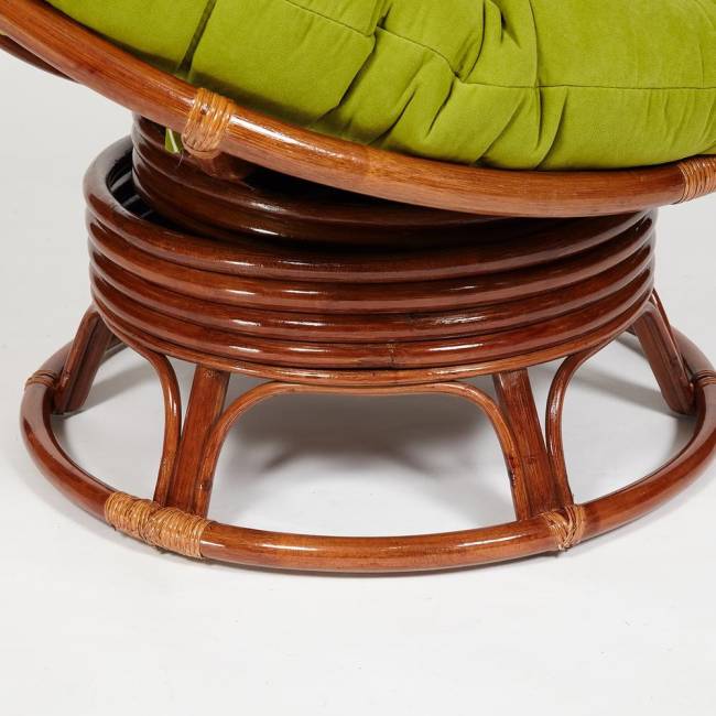 Кресло-качалка PAPASAN/ПАПАСАН w 23/01 B /с подушкой/ 115х78х104 см, Pecan (орех), флок Олива, 23 Pecan (орех) Кресло-качалка PAPASAN/ПАПАСАН w 23/01 B /с подушкой/ 115х78х104 см, Pecan (орех), флок Олива, 23 Pecan (орех)