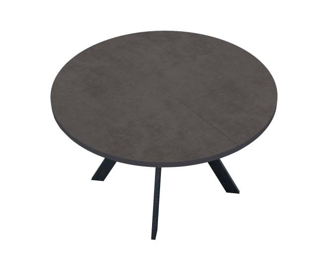 Стол DikLine RDB100X хромикс бронза/ черный/опоры XR черные Стол DikLine RDB100X хромикс бронза/ черный/опоры XR черные