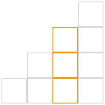 Стеллаж Куб 3 сосна, искусственное старение