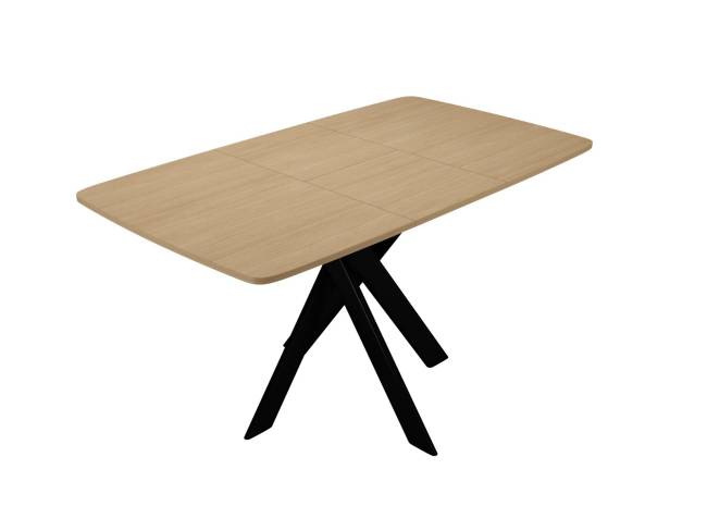 Стол DikLine DB110 Дуб Каселла натуральный/опоры черные Стол DikLine DB110 Дуб Каселла натуральный/опоры черные