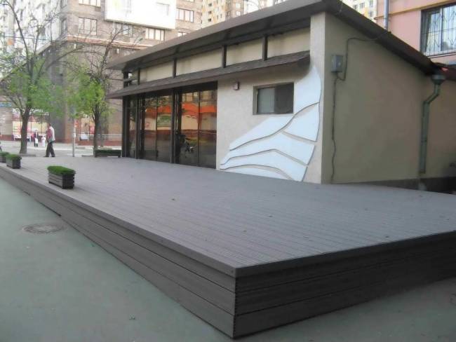 Террасная доска ECODECK (ЭКОДЕК) шовная, 23,5*165*6000 мм, венге Террасная доска ECODECK (ЭКОДЕК) шовная, 23,5*165*6000 мм, венге