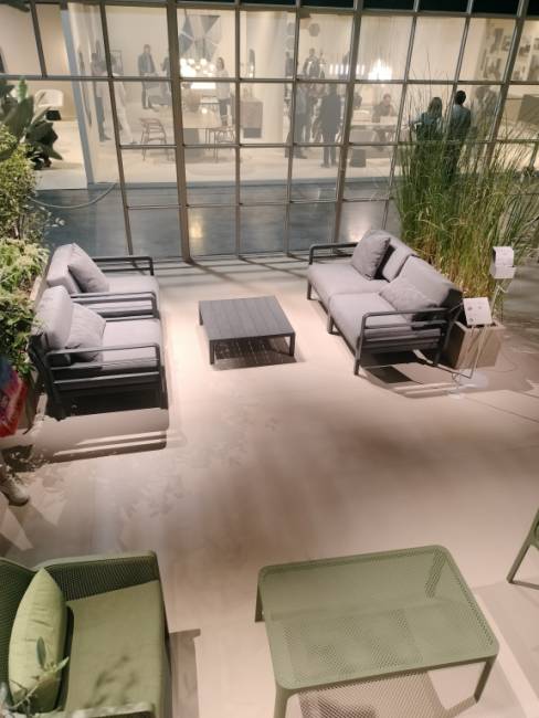 Диван пластиковый Net Bench агава 1160х700х860 мм
