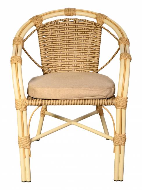 Комплект из искусственного ротанга Bali (Бали)-4 (цвет: слоновая кость)