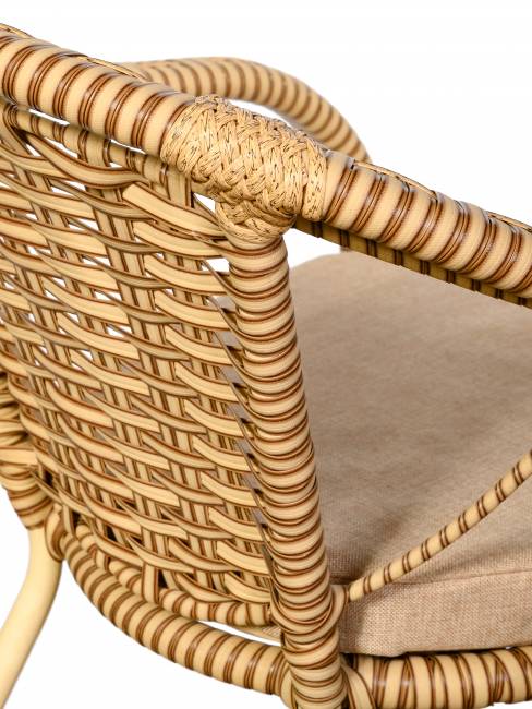 Комплект из искусственного ротанга Bali (Бали)-4 (цвет: слоновая кость)