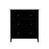 Комод Leset Токе 3 ящ. Чёрный Комод Leset Токе 3 ящ. Чёрный