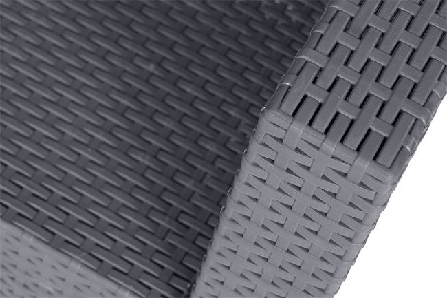 Arizona b:rattan, Диван трехместный, антрацит (3-х местная подушка) Arizona b:rattan, Диван трехместный, антрацит (3-х местная подушка)