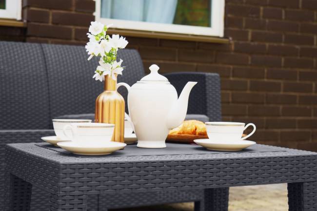 Arizona b:rattan, Диван трехместный, антрацит (3-х местная подушка) Arizona b:rattan, Диван трехместный, антрацит (3-х местная подушка)