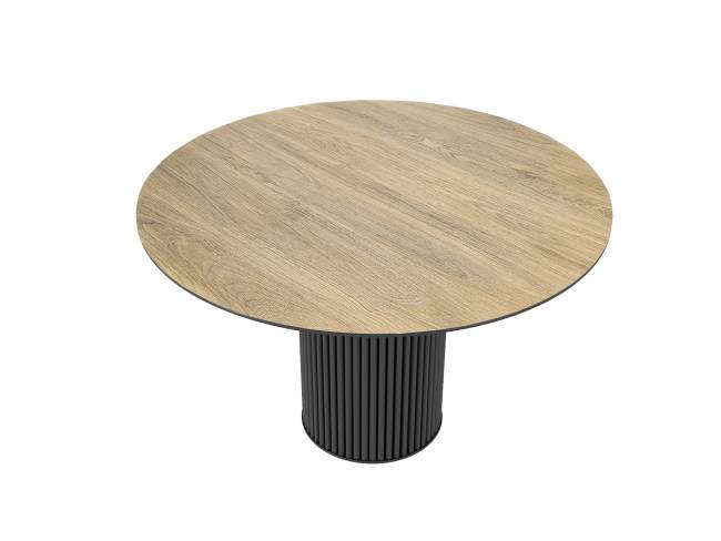 Стол DikLine AKR120 Керамика древесная OAKWOOD HONEY/подстолье черное/опоры черные (2 уп.) Стол DikLine AKR120 Керамика древесная OAKWOOD HONEY/подстолье черное/опоры черные (2 уп.)