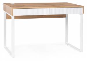 Компьютерный стол Реус 115х70х77 дуб вотан / белый
