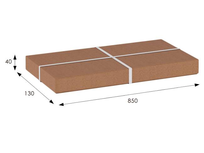 Вешалка настенная Фабио венге/металлик