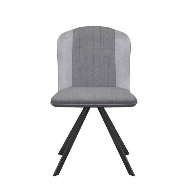 Стул DikLine 299 поворотный NS10 GREY/C50 светло-серый, ножки черные Стул DikLine 299 поворотный NS10 GREY/C50 светло-серый, ножки черные