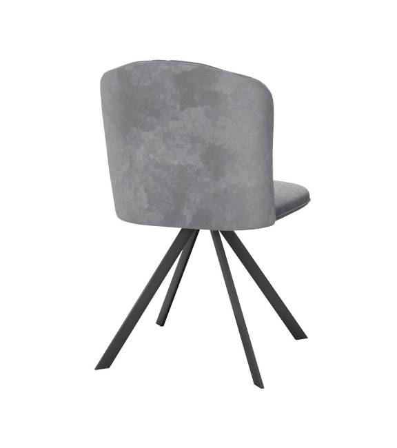 Стул DikLine 299 поворотный NS10 GREY/C50 светло-серый, ножки черные Стул DikLine 299 поворотный NS10 GREY/C50 светло-серый, ножки черные