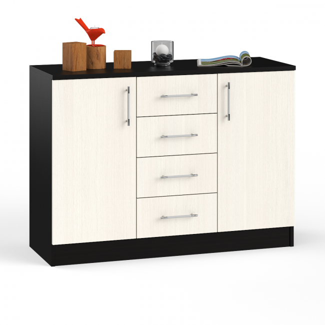 Комод СВК № 2, цвет венге/дуб лоредо