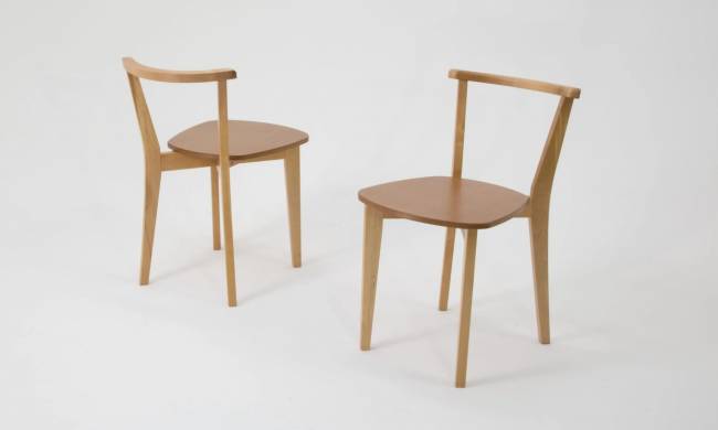 Стол Сканди М 100 натур со стульями Франк натур