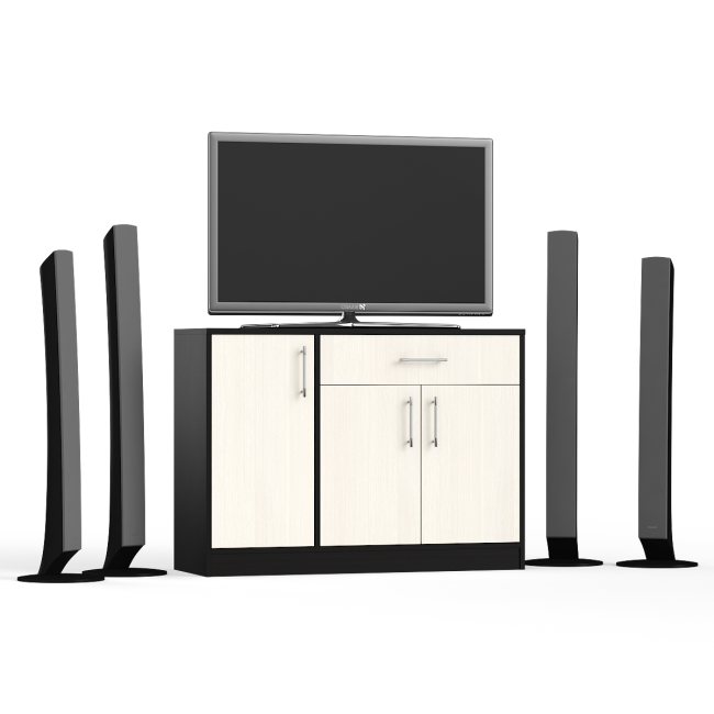 Комод СВК № 4, цвет венге/дуб лоредо Комод СВК № 4, цвет венге/дуб лоредо