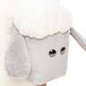 Пуф Leset Lamb COMBI Молочный, компаньон серый Бук Пуф Leset Lamb COMBI Молочный, компаньон серый Бук