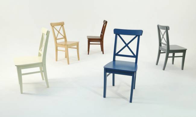 Стул Ингольф ПМ орех/графит Стул Ингольф ПМ орех/графит