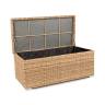 "Порту" сундук водонепроницаемый из искусственного ротанга, цвет соломенный