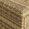 "Порту" сундук водонепроницаемый из искусственного ротанга, цвет соломенный