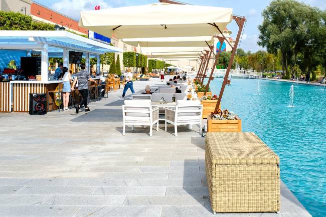 "Порту" сундук водонепроницаемый из искусственного ротанга, цвет соломенный