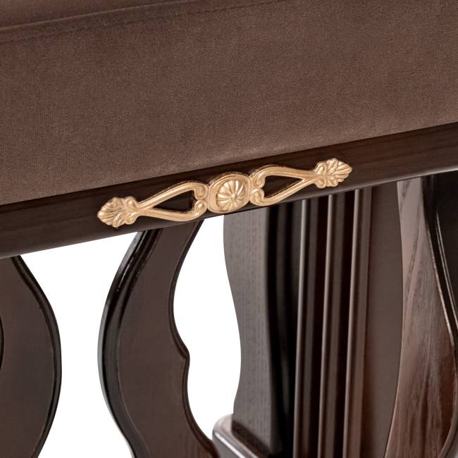 Банкетка Leset "Джульетта" Орех V23 молочный шоколад