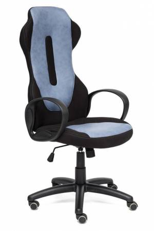 Кресло офисное «Alien» (Искусств. коричневая кожа + искусств. голубая кожа)