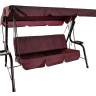 Качели садовые "Гавана" бордо