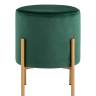 Пуф Кейси велюр зелёный