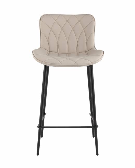 Стул барный Vault экокожа серый