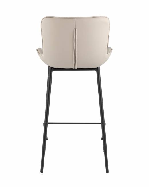 Стул барный Vault экокожа серый