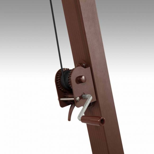 Зонт профессиональный 3х3 м Banana коричневый, натуральный 3000х3000 мм