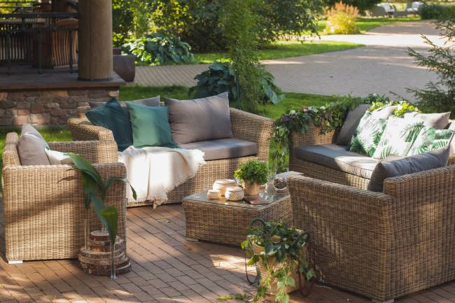 "Капучино Дабл" лаунж-зона из искусственного ротанга, цвет соломенный "Капучино Дабл" лаунж-зона из искусственного ротанга, цвет соломенный