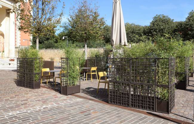 Кашпо пластиковое модульное Sipario 2 кактус 703х350х1406 мм