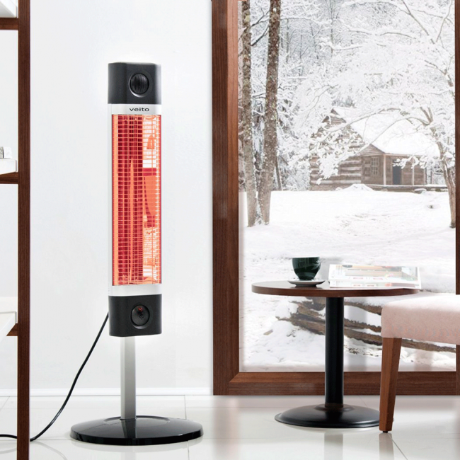 Напольный карбоновый инфракрасный обогреватель Veito CH1800 RE, black Напольный карбоновый инфракрасный обогреватель Veito CH1800 RE, black
