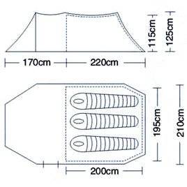 Палатка Campack Tent Field Explorer 3