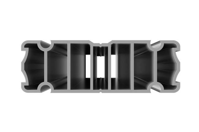 Алюминиевая лага HILST 60*20*4000 мм Алюминиевая лага HILST 60*20*4000 мм