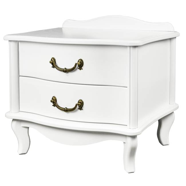 Тумбочка Джульетта 2 ящ. молочный дуб Л Тумбочка Джульетта 2 ящ. молочный дуб Л