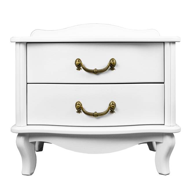 Тумбочка Джульетта 2 ящ. молочный дуб Л Тумбочка Джульетта 2 ящ. молочный дуб Л