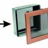 22х22 черная/латунь пористая