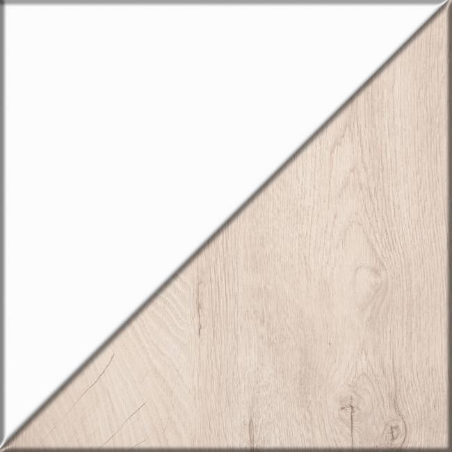 Двуспальная кровать на 1600 Муссон 11.41 с основанием и столиком с зеркалом цвет белый/дуб эндгрейн элегантный Двуспальная кровать на 1600 Муссон 11.41 с основанием и столиком с зеркалом цвет белый/дуб эндгрейн элегантный