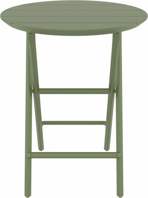 Стол пластиковый складной Helen Folding Table Ø60 оливковый Ø600х740 мм Стол пластиковый складной Helen Folding Table Ø60 оливковый Ø600х740 мм
