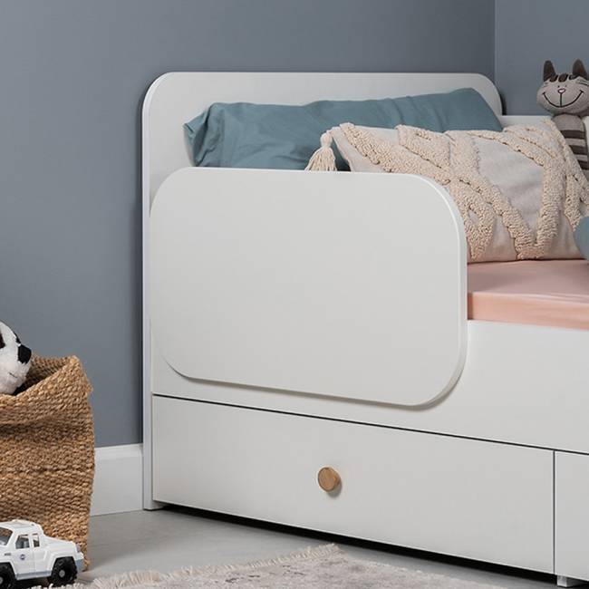 Бортик универсальный для кровати Джастин 17.51 цвет белый шагрень