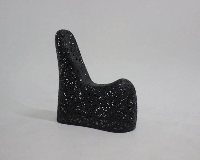 Базальтовое кресло "Solo Chair", Черное