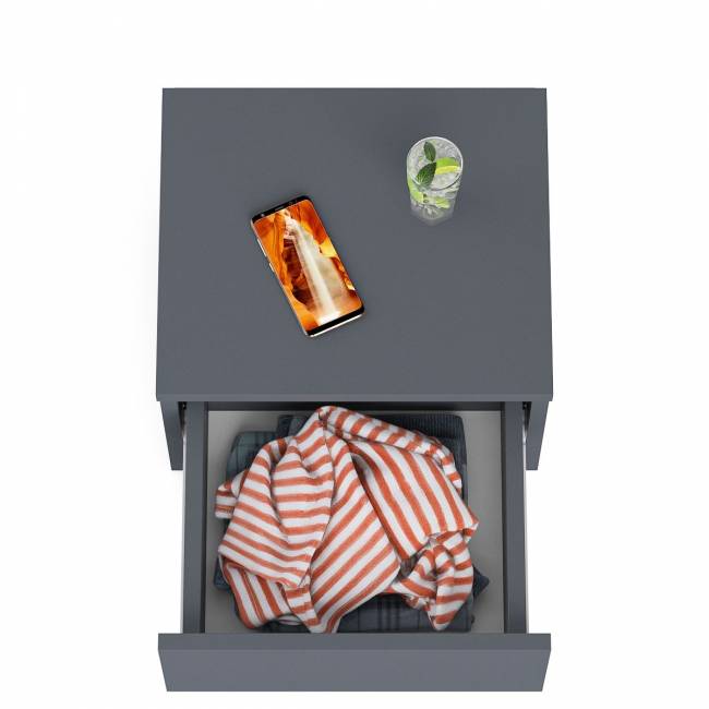 Тумба прикроватная Мори ТПМ400.1 цвет графит